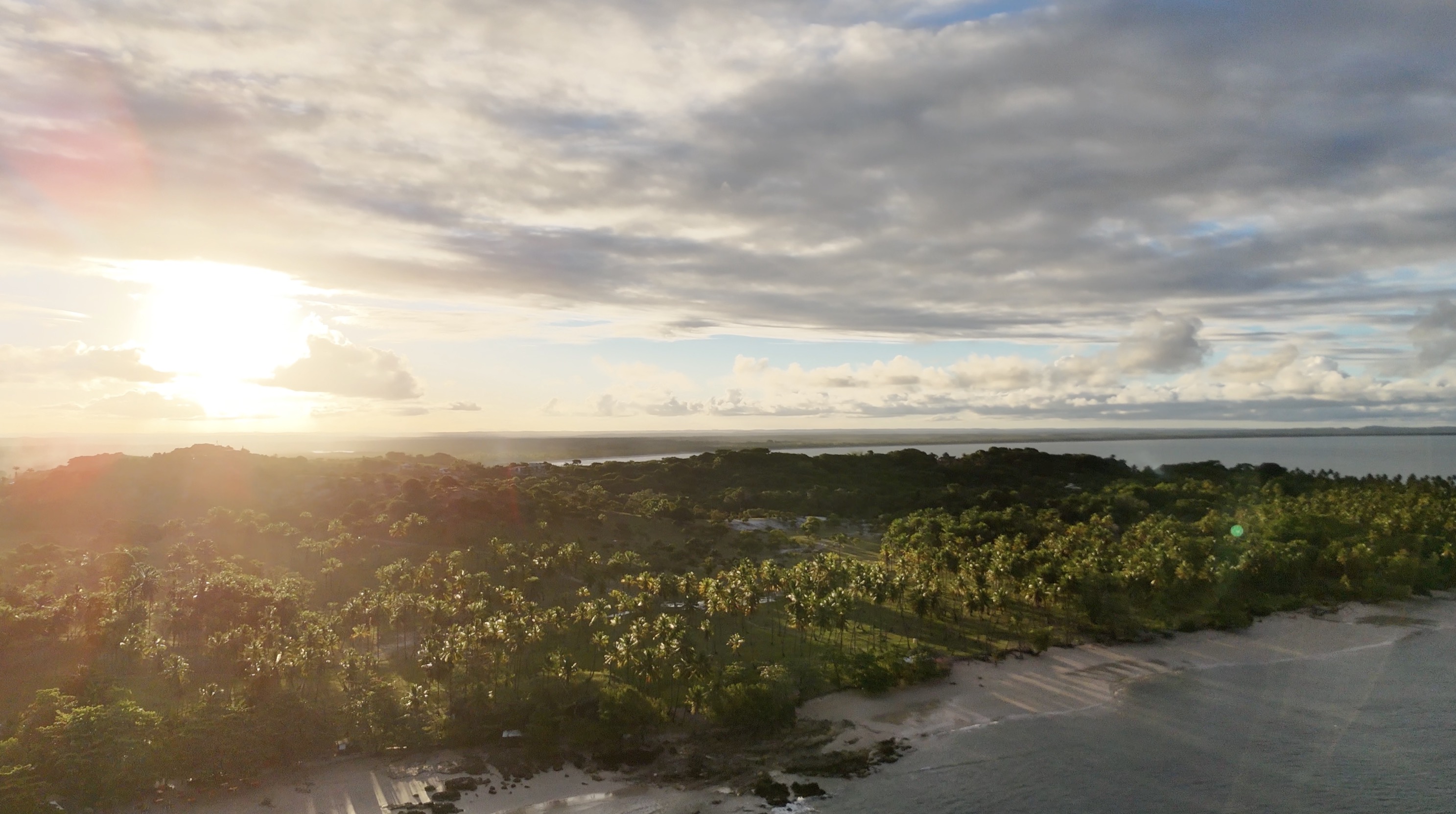 Praia deserta em Boipeba